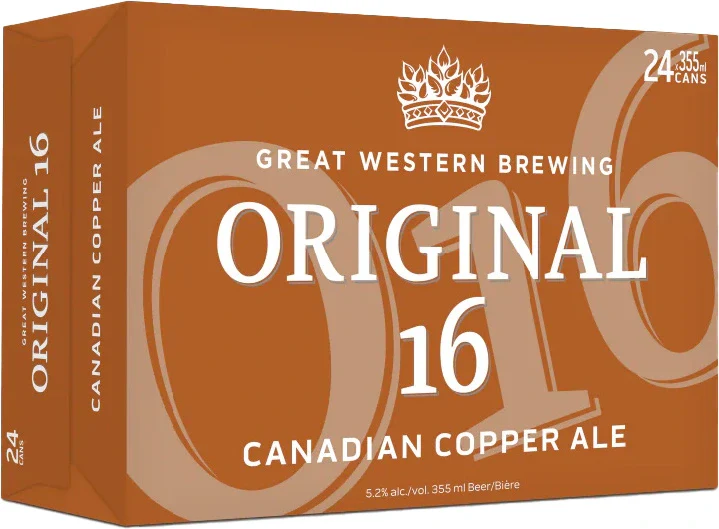 ORIGINAL 16 COPPER ALE 355ML 24PK CAN @ Saskatoon [1060906]