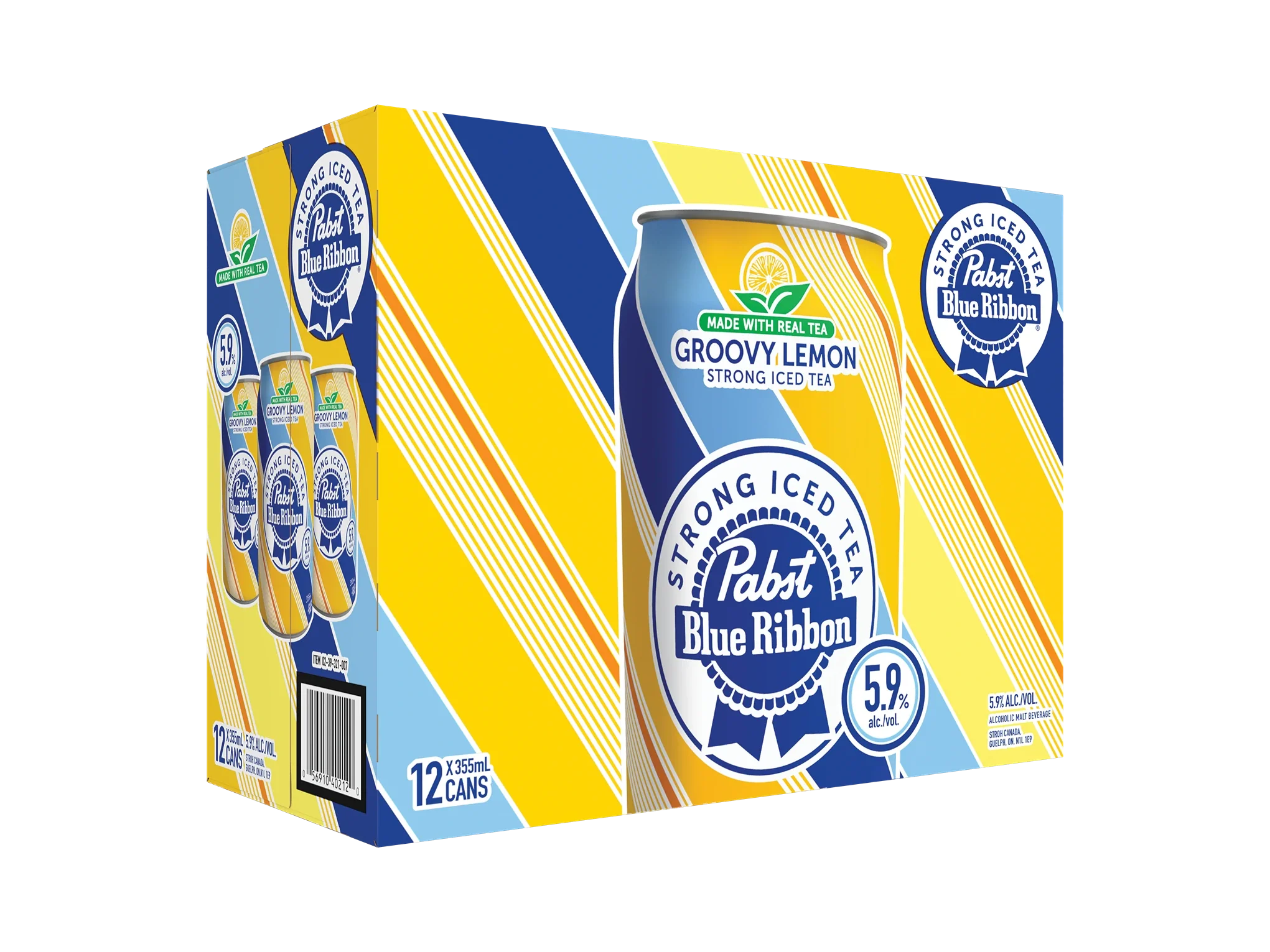 PABST BLUE RIBBON STRONG ICED TEA 355ML 12PK CAN @ MacTaggart [1045665]