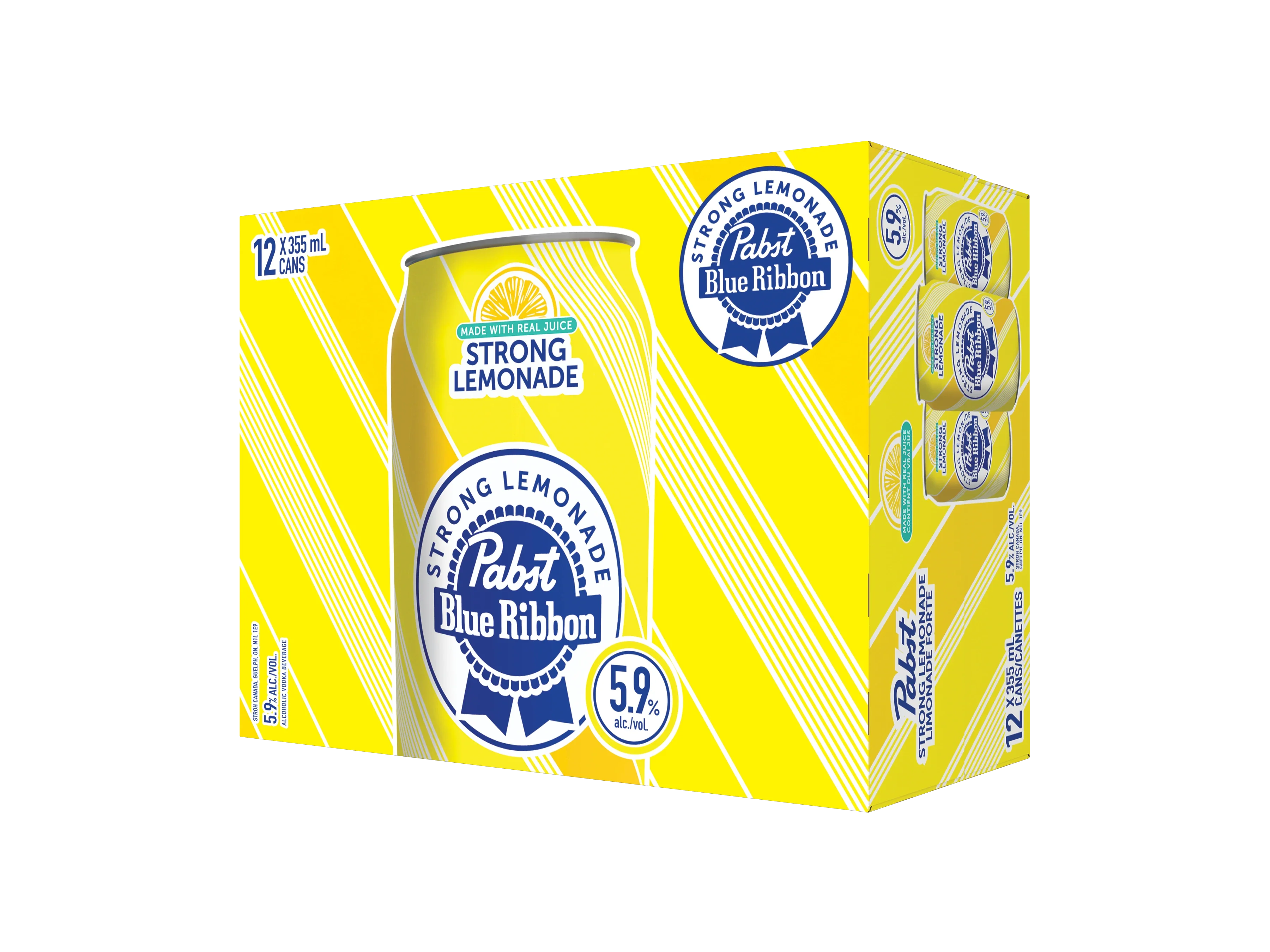 PABST BLUE RIBBON STRONG LEMONADE 355ML 12PK CAN @ Saskatoon [1056078]