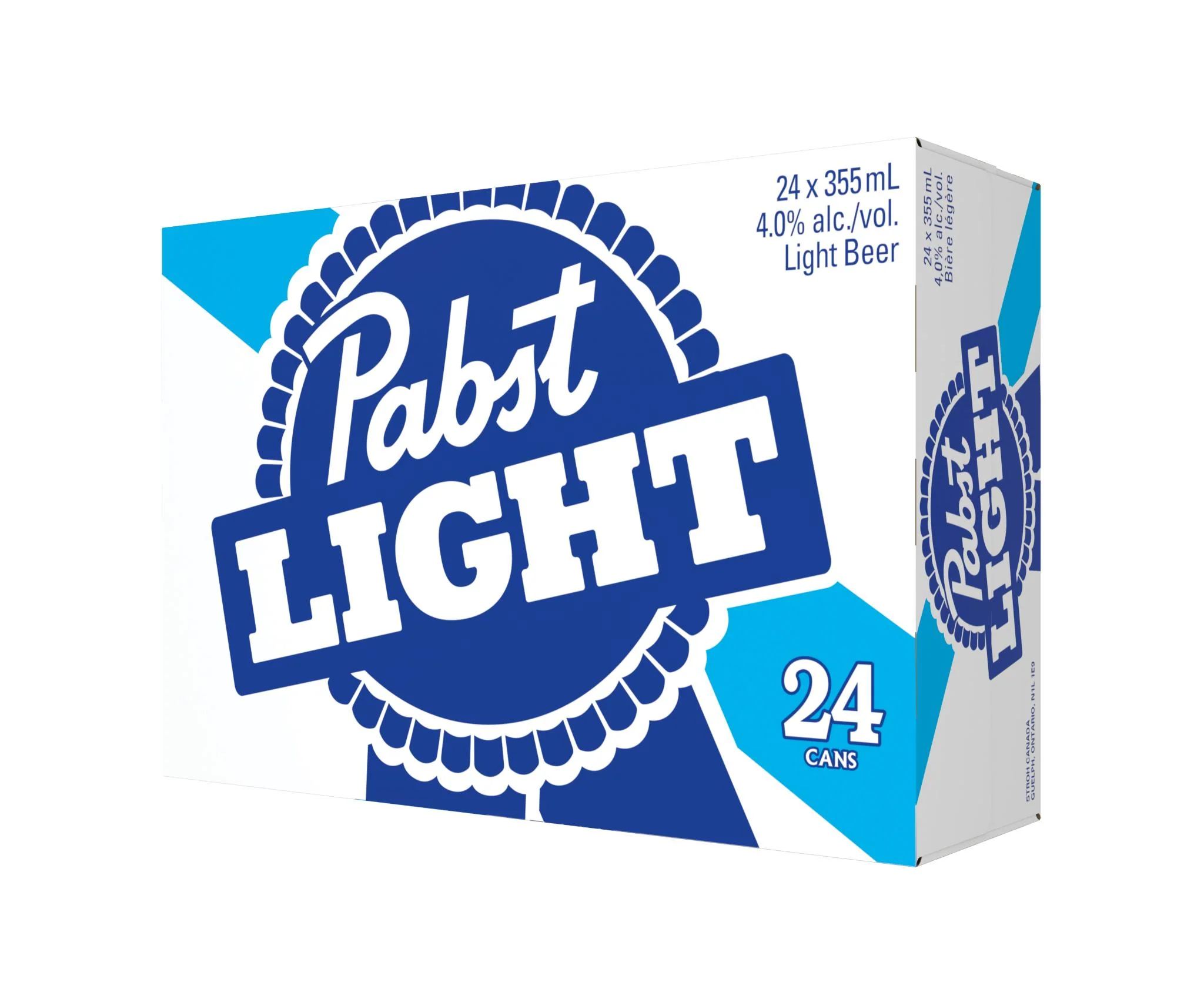PABST LIGHT 355ML 24PK CAN @ MacTaggart [1071372]