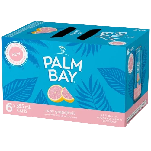 PALM BAY GRAPEFRUIT 355ML 6PK CAN @ MacTaggart [1003558]