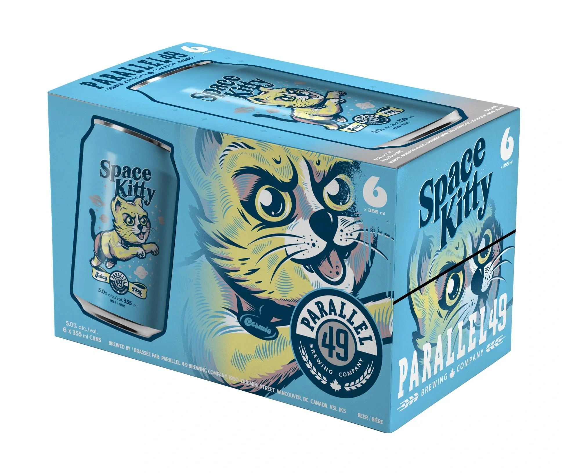 PARALLEL 49 SPACE KITTY JUICY IPA 355ML 6PK CAN @ MacTaggart [1056522]