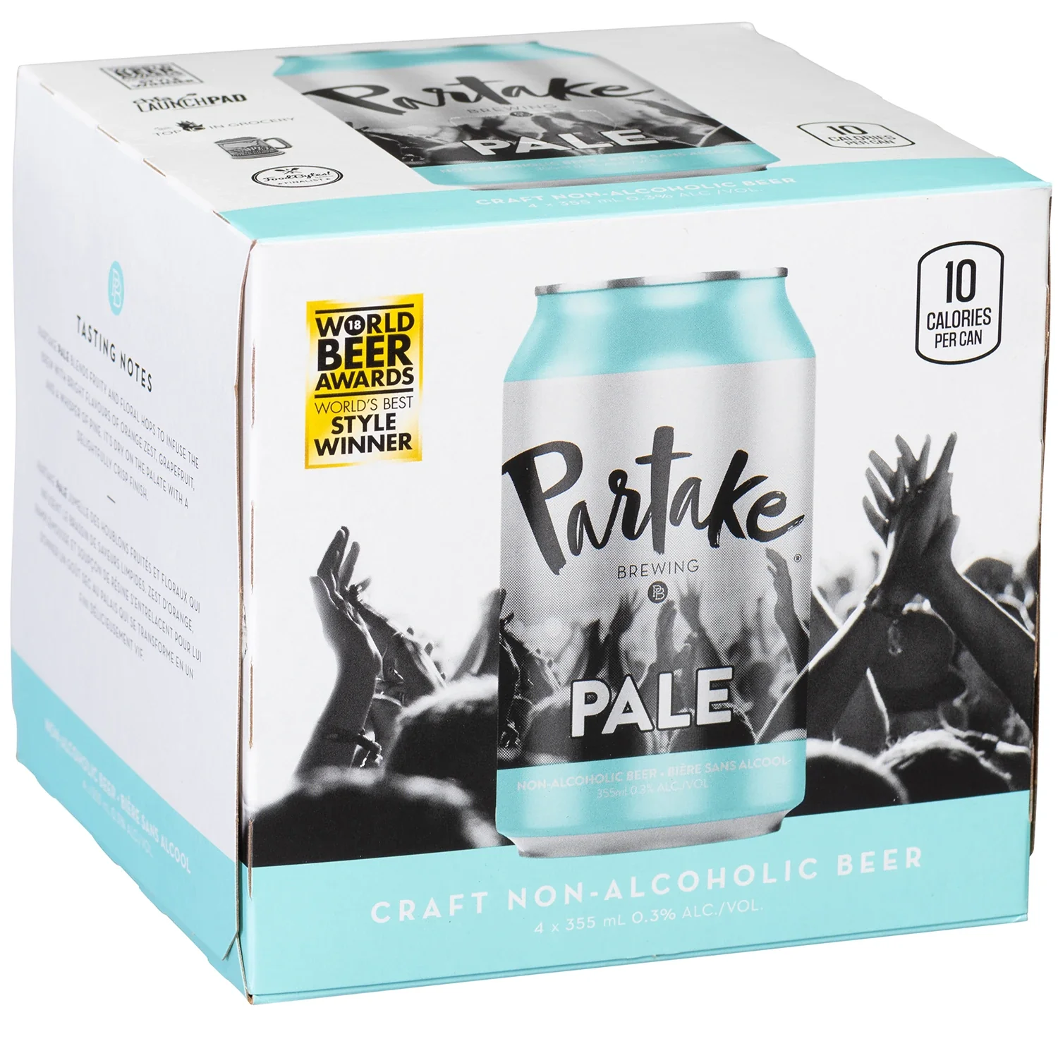 PARTAKE NON ALC PALE ALE BEER 355ML 4PK CAN @ MacTaggart [1007275]