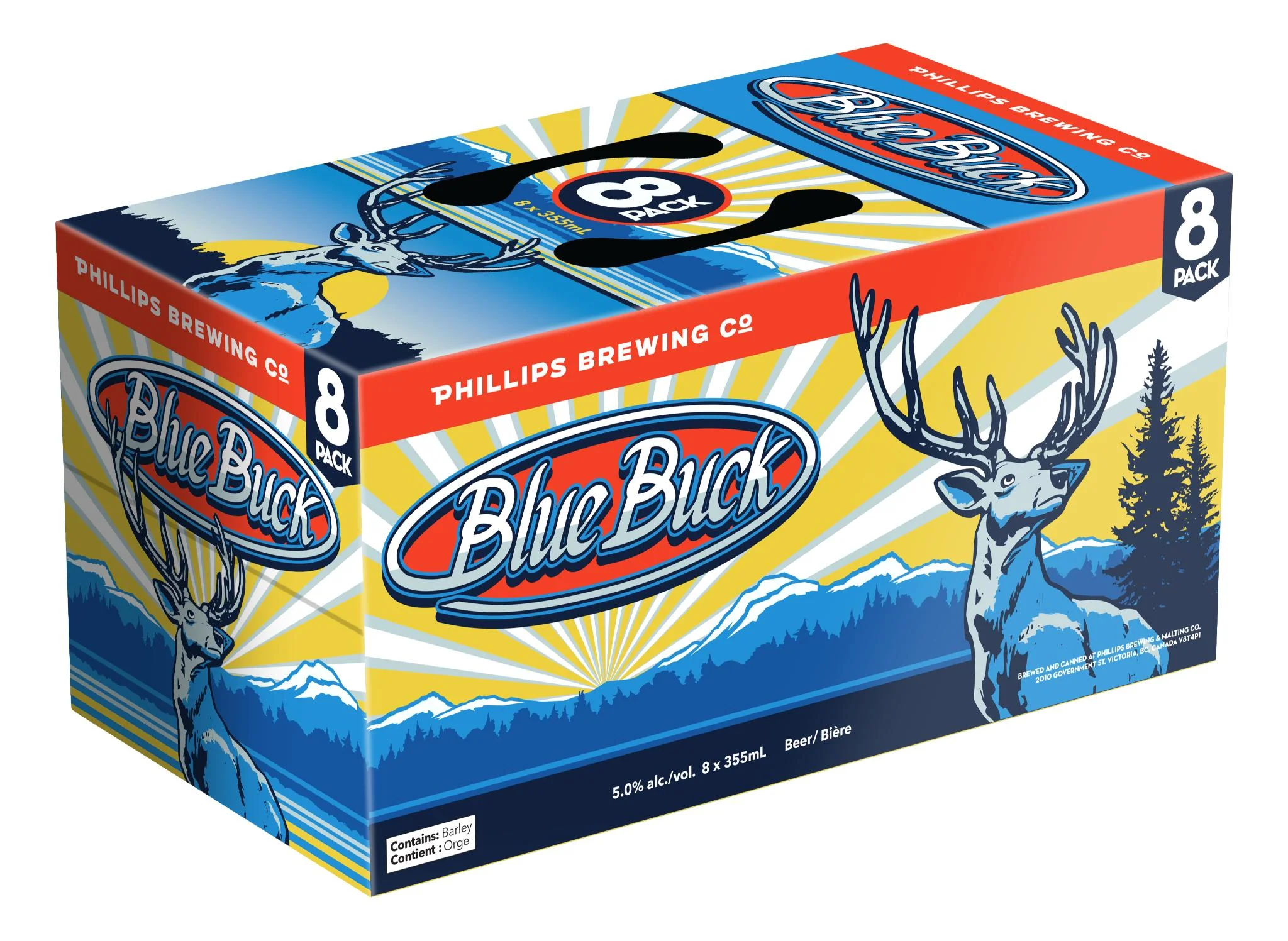 PHILLIPS BLUE BUCK ALE 355ML 8PK CAN @ MacTaggart [1074543]