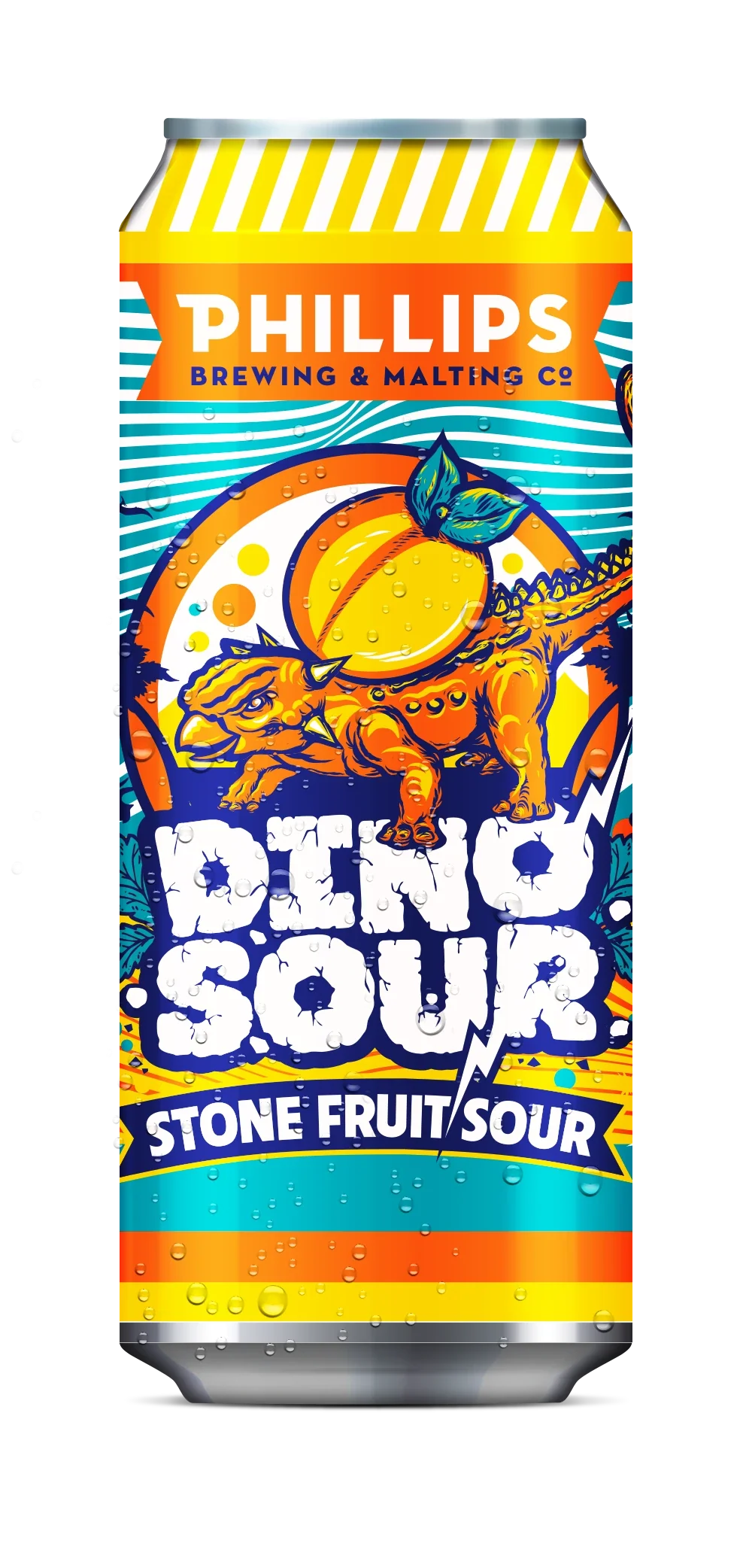 PHILLIPS DINOSOUR STONE FRUIT ALE 473ML CAN @ Deerfoot Meadows [1055040]
