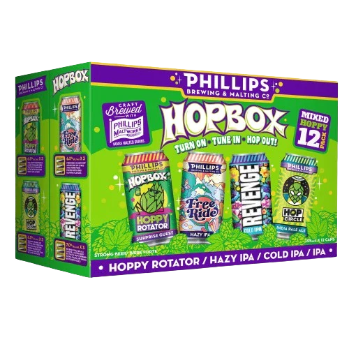 PHILLIPS HOPBOX MIXER 355ML 12PK CAN @ MacTaggart [1003168]