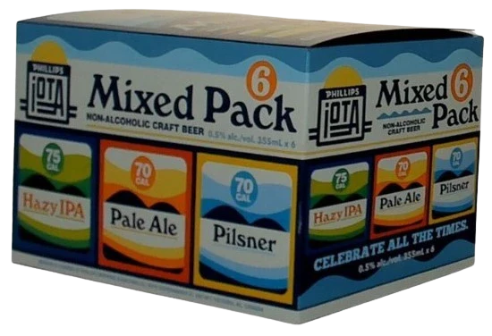 PHILLIPS IOTA NON ALC MIXER 355ML 6PK CAN @ MacTaggart [1048350]