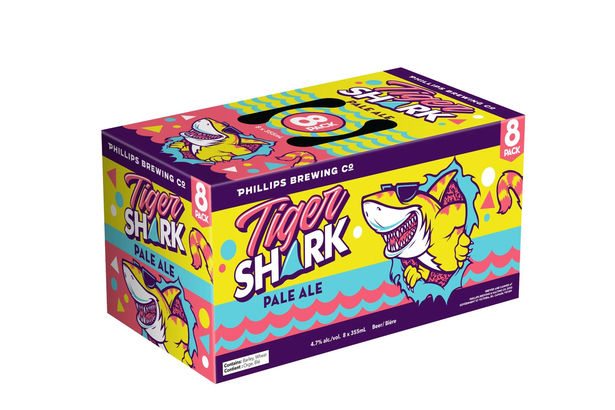 PHILLIPS TIGER SHARK CITRA PALE ALE 355ML 8PK CAN @ Deerfoot City [1074550]