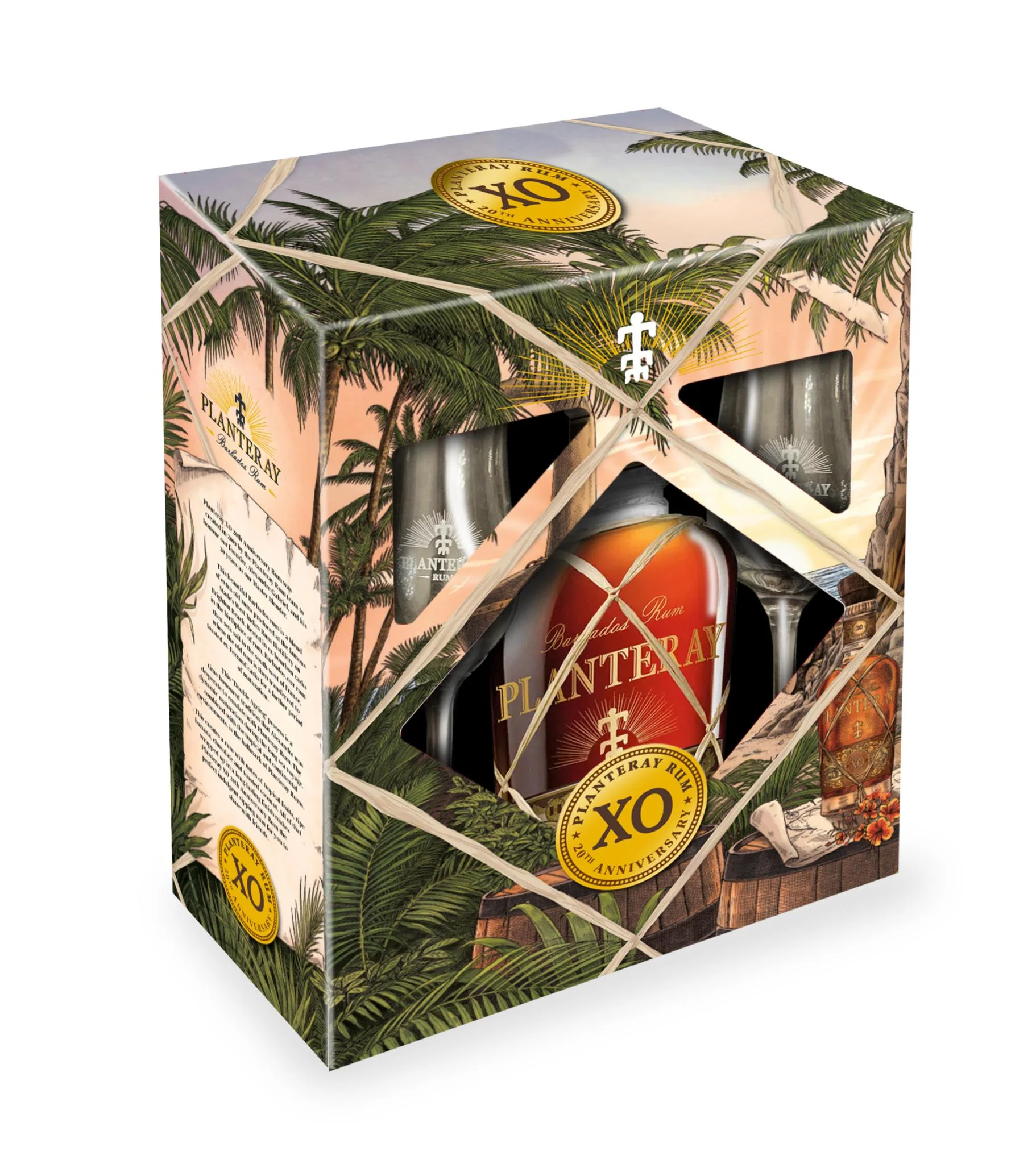 PLANTERAY XO 20TH ANNIVERSARY RUM GIFT PACK 750ML @ MacTaggart [1055408]