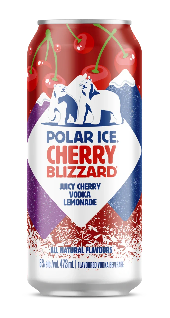 POLAR ICE CHERRY BLIZZARD 473ML CAN @ Deerfoot Meadows [1058592]