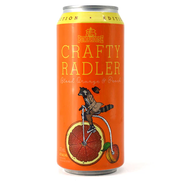 PUMP HOUSE BLOOD ORANGE & PEACH CRAFTY RADLER 473ML CAN @ Deerfoot Meadows [1027365]