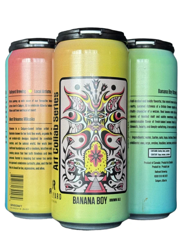 RAILYARD BANANA BOY BROWN ALE 473ML 4PK CAN @ Emerald Hills [1074900]