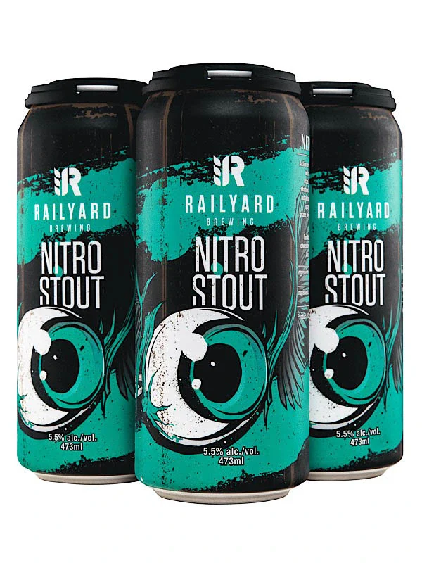 RAILYARD NITRO STOUT 473ML 4PK CAN @ MacTaggart [1004437]