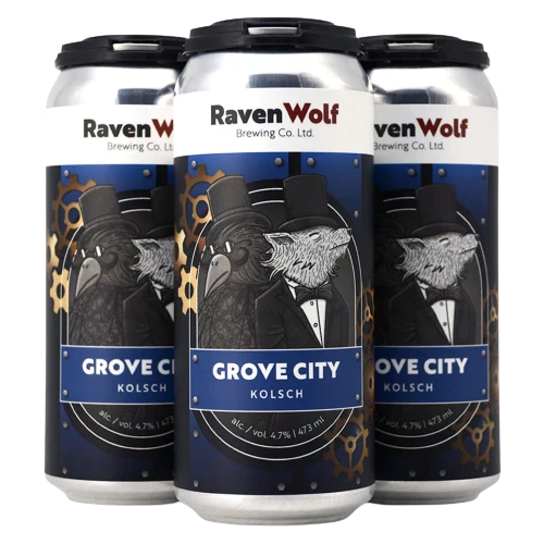 RAVENWOLF GROVE CITY KOLSCH 473ML 4PK CAN @ MacTaggart [1042954]