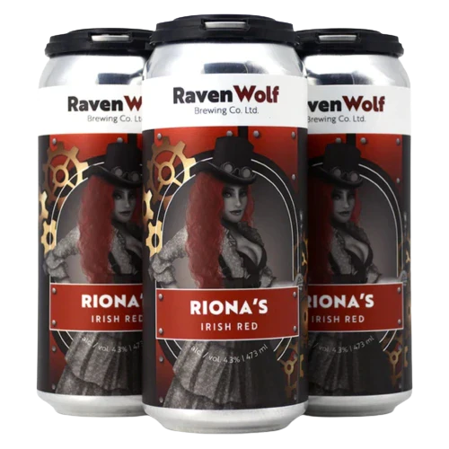 RAVENWOLF RIONA'S IRISH RED ALE 473ML 4PK CAN @ Windermere [1042602]