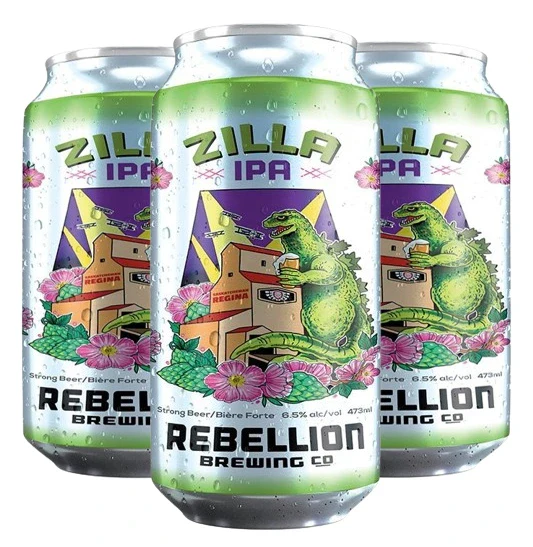 REBELLION ZILLA IPA 473ML 4PK CAN @ Deerfoot Meadows [1030951]
