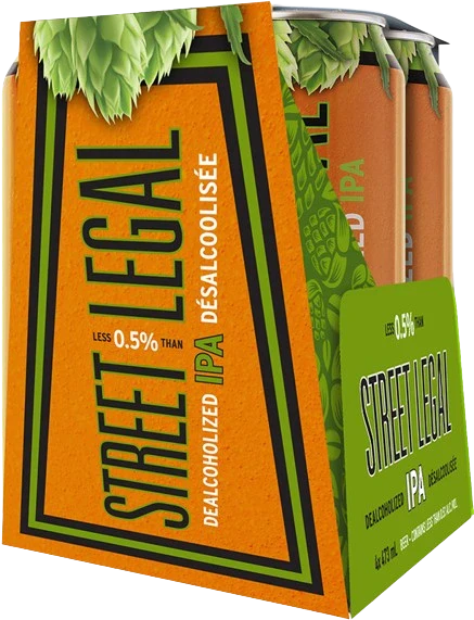RED RACER STREET LEGAL NON ALC BEER IPA 473ML 4PK CAN @ MacTaggart [1017115]