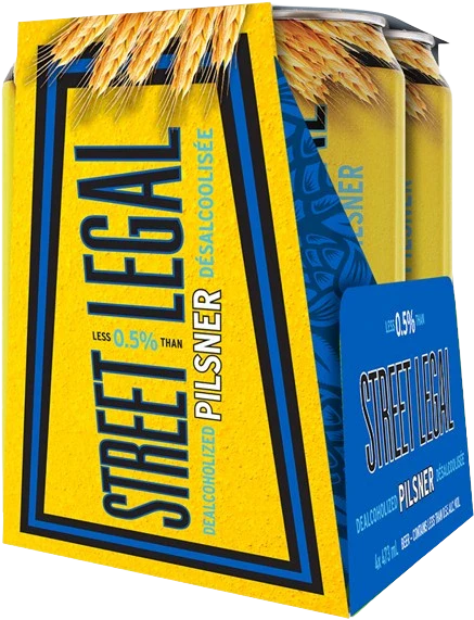 RED RACER STREET LEGAL PILSNER NON ALC 473ML 4PK CAN @ MacTaggart [1017117]