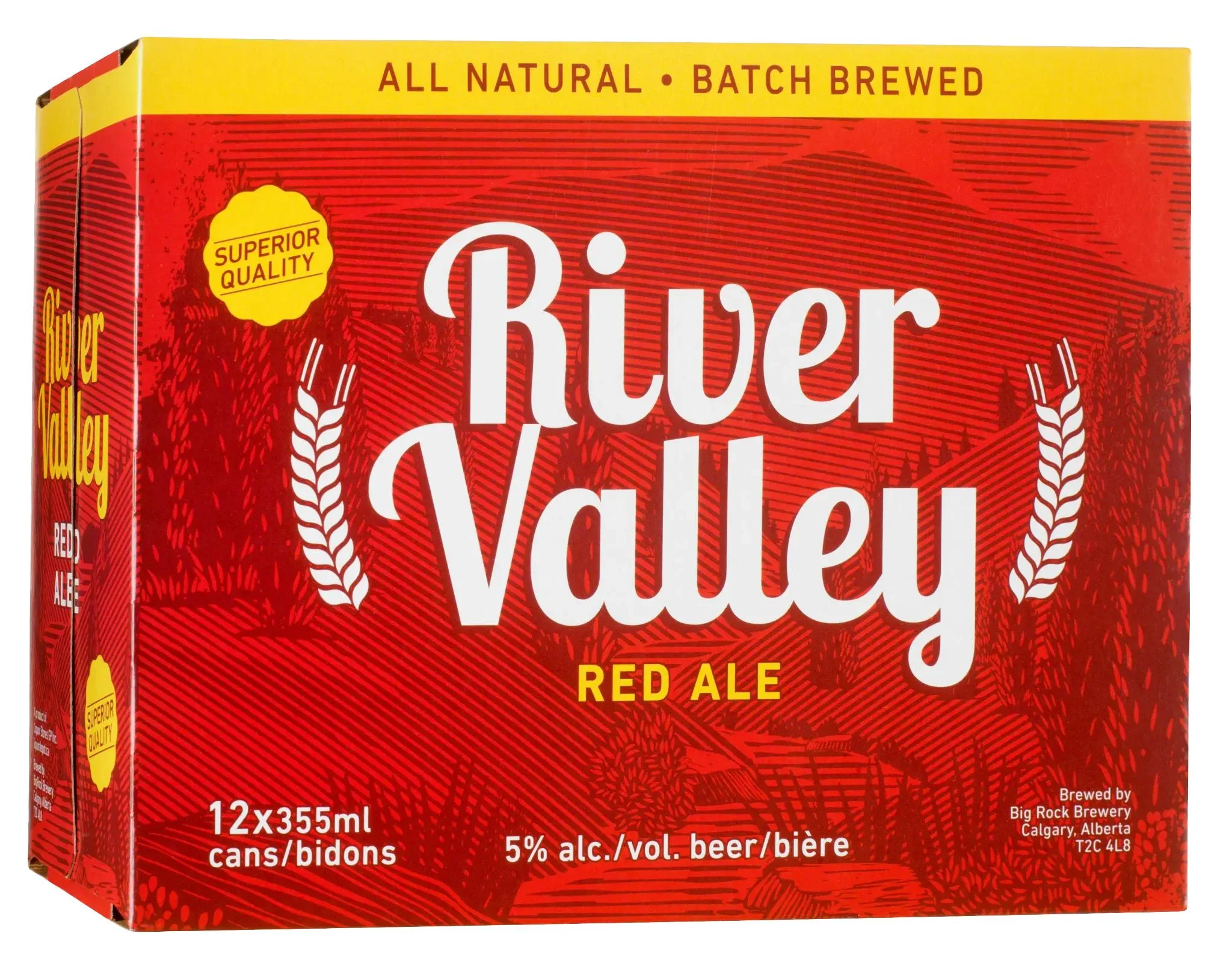 RIVER VALLEY RED 355ML 12PK CAN @ Deerfoot Meadows [1001650]