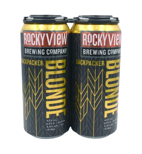 ROCKY VIEW BLONDE 473ML 4PK CAN @ Deerfoot Meadows [1028192]