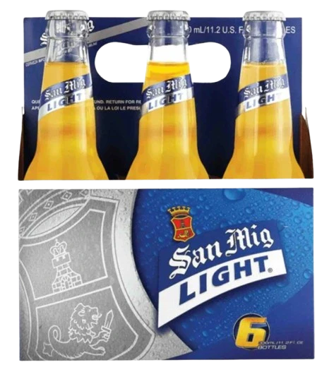SAN MIGUEL LIGHT LAGER 330ML 6PK BT @ Saskatoon [1017902]