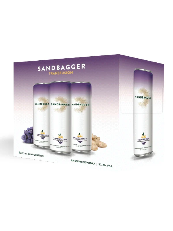 SANDBAGGER HARD SELTZER TRANSFUSION 355ML 6PK CAN @ Saskatoon [1058597]