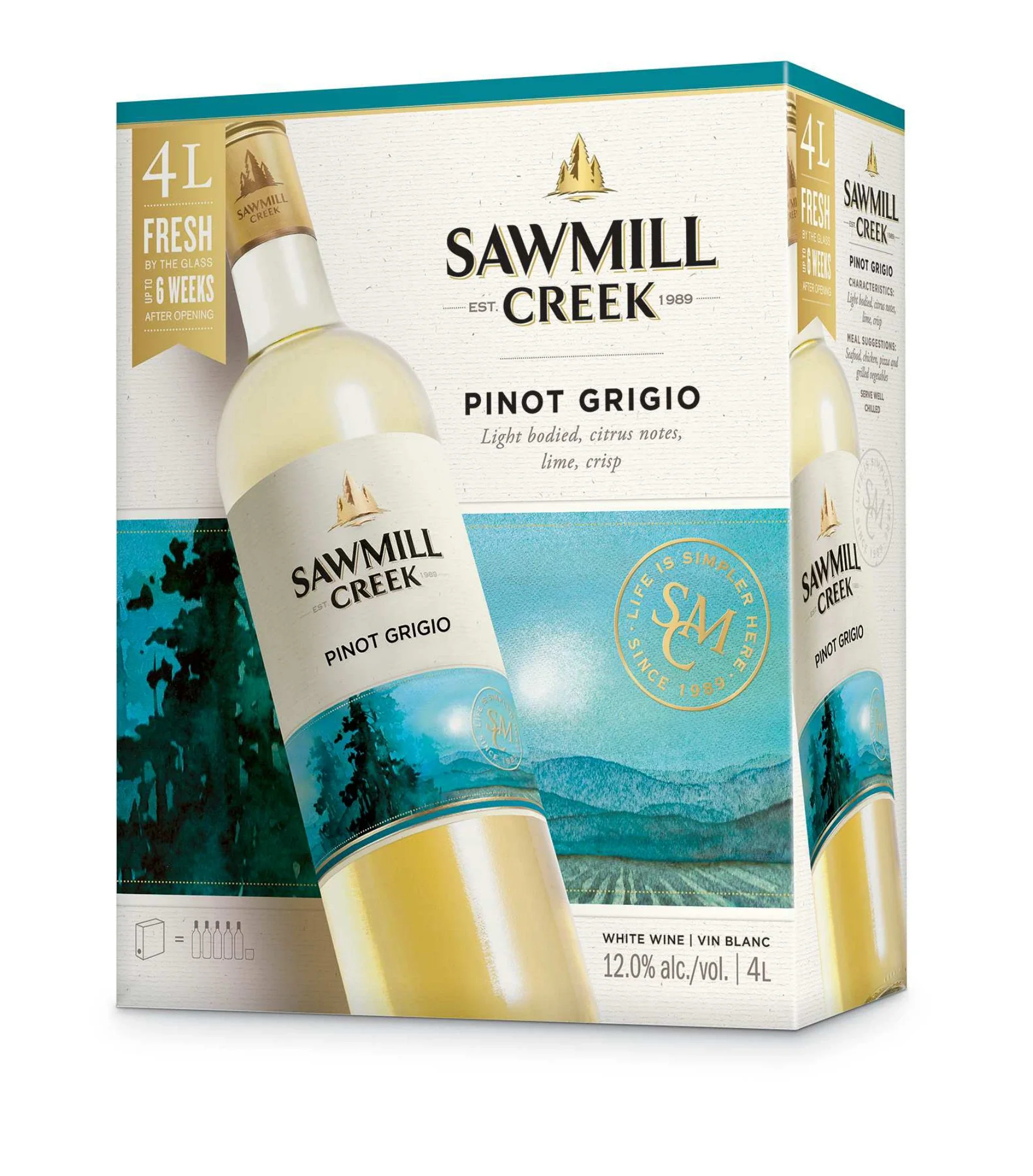 SAWMILL CREEK PINOT GRIGIO 4L @ Deerfoot Meadows [1015401]