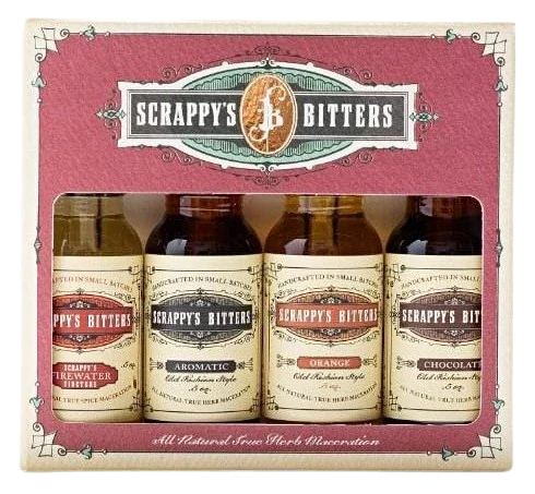 SCRAPPYS BITTERS THE ESSENTIALS GIFTBOX 15ML 4PK @ Saskatoon [1003637]
