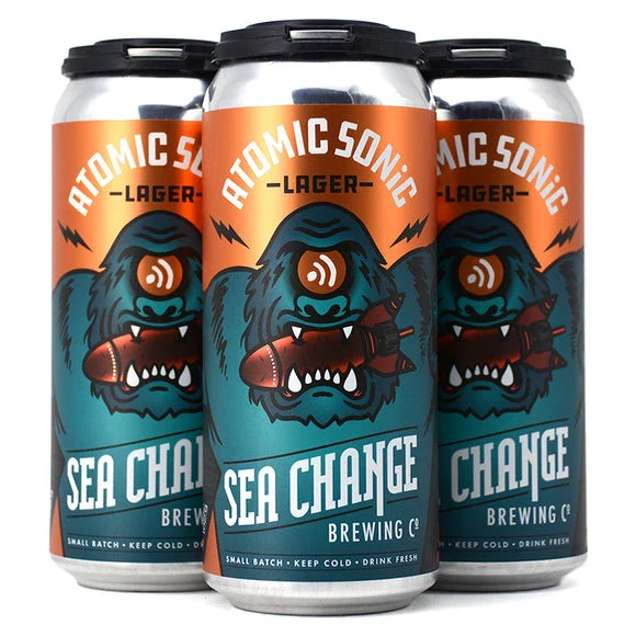 SEA CHANGE ATOMIC SONIC LAGER 473ML 4PK CAN @ MacTaggart [1033071]