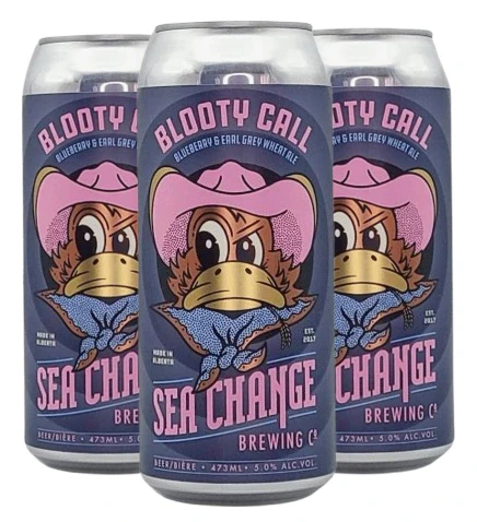 SEA CHANGE BLOOTY CALL BLUEBERRY EARL GREY ALE 473ML 4PK CAN @ MacTaggart [1042858]