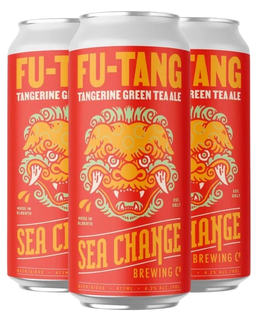 SEA CHANGE FU TANG TANGERINE TEA ALE 473ML 4PK CAN @ MacTaggart [1051771]