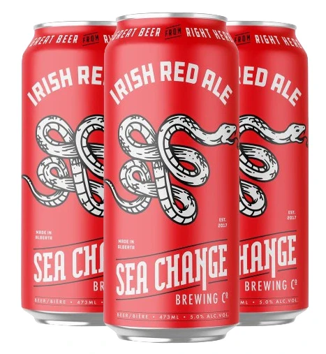 SEA CHANGE IRISH RED ALE 473ML 4PK CAN @ Deerfoot Meadows [1028688]