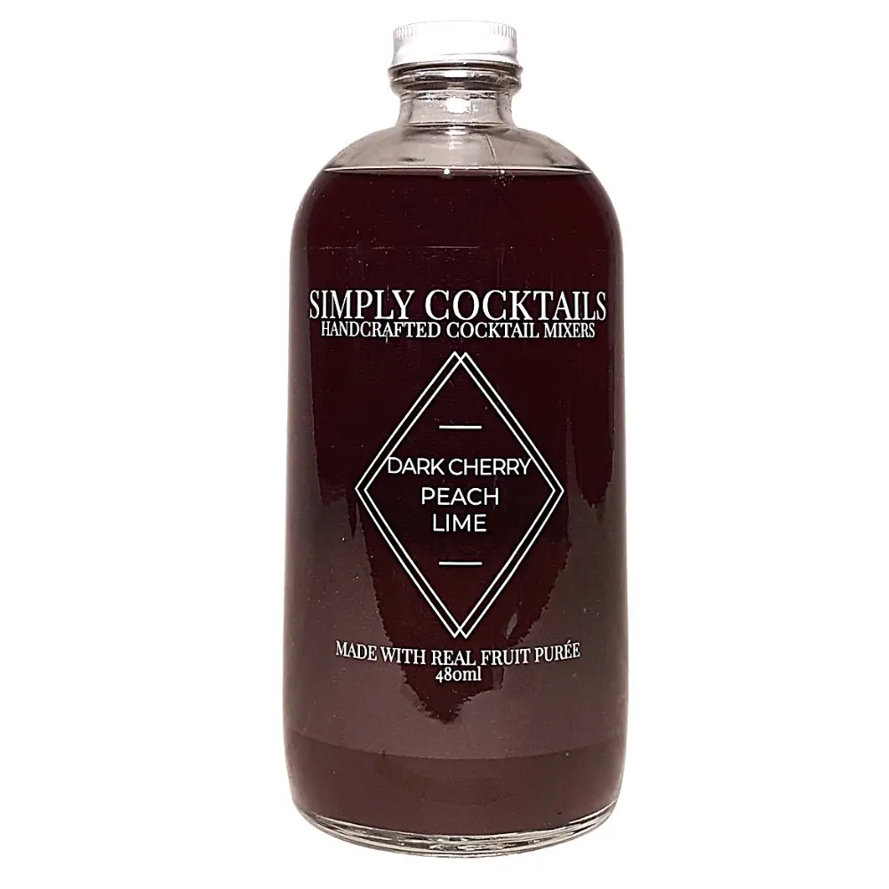 SIMPLY COCKTAILS DARK CHERRY PEACH 480ML @ Deerfoot Meadows [1028240]