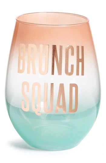SLANT STEMLESS WINE GLASS BRUNCH SQUAD 20OZ @ MacTaggart [1004579]