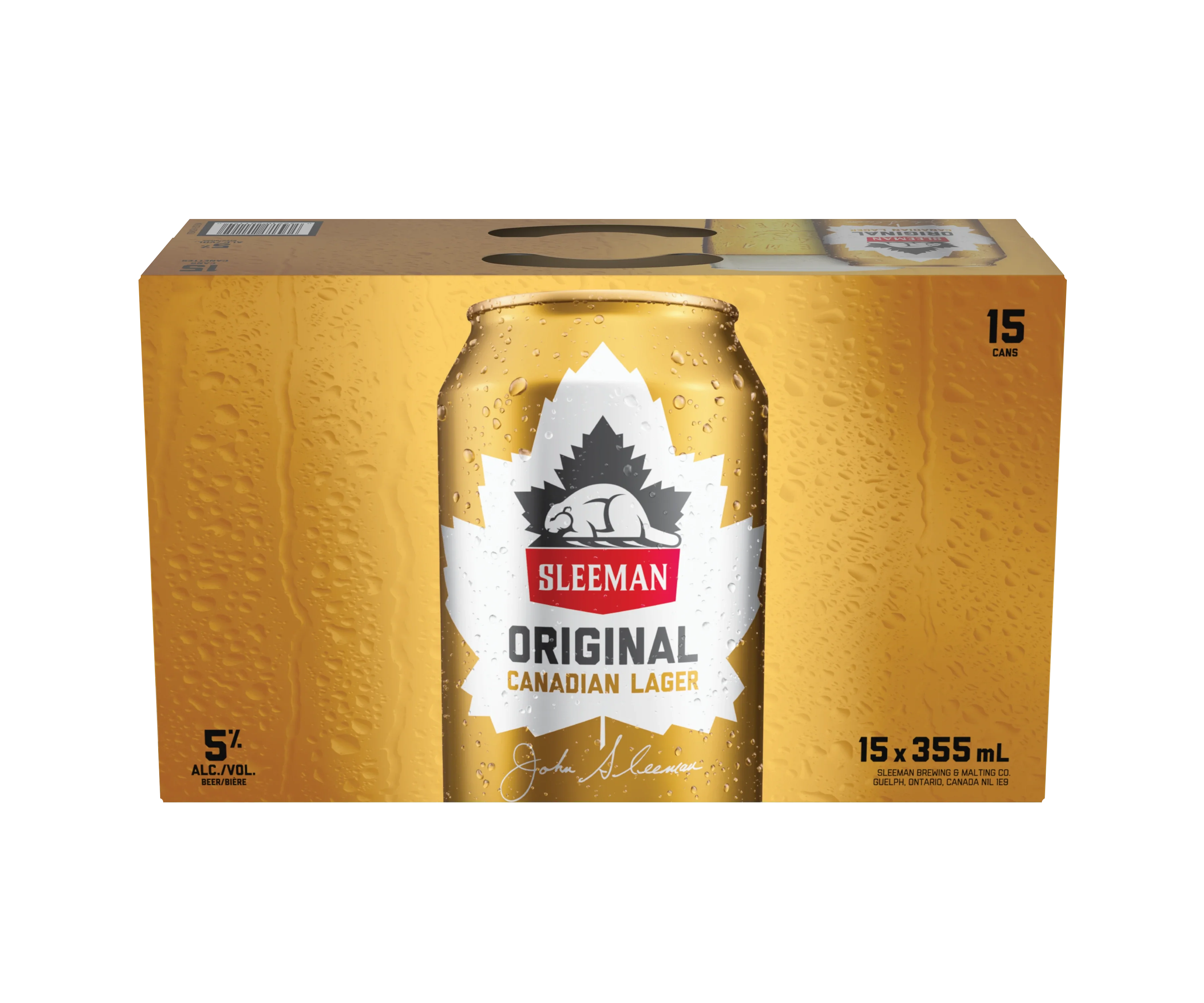 SLEEMAN ORIGINAL DRAUGHT 355ML 15PK CAN @ MacTaggart [1000217]