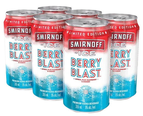 SMIRNOFF ICE BERRY BLAST 355ML 6PK CAN @ Saskatoon [1007753]