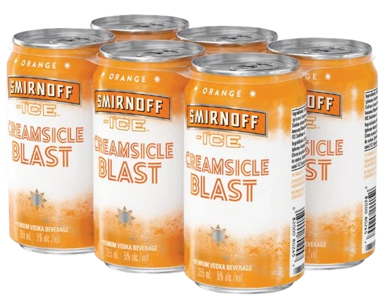 SMIRNOFF ICE CREAMSICLE BLAST 355ML 6PK CAN @ MacTaggart [1044958]