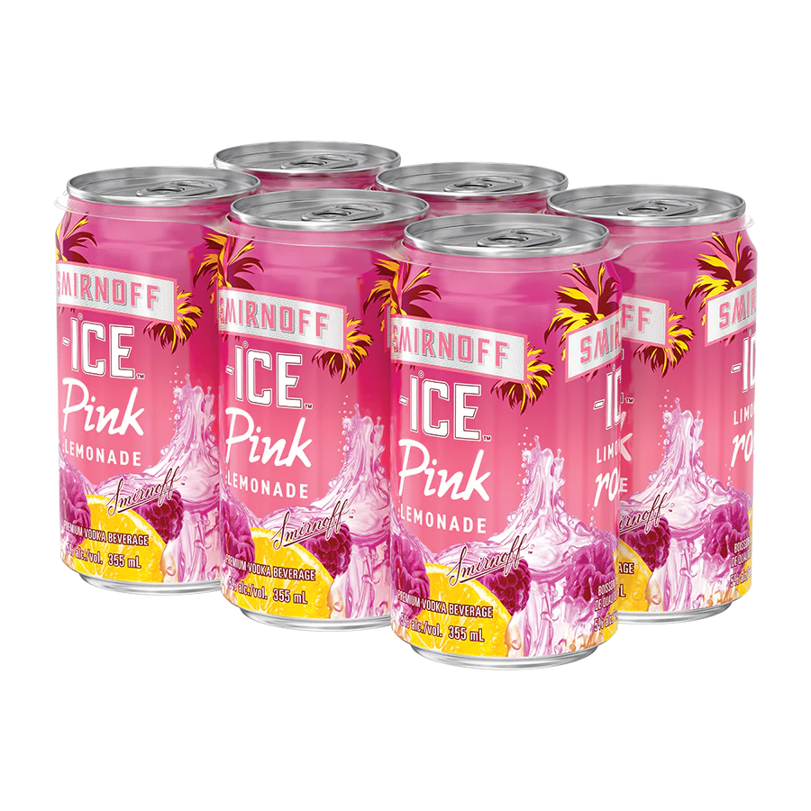 SMIRNOFF ICE PINK LEMONADE 355ML 6PK CAN @ Saskatoon [1032331]