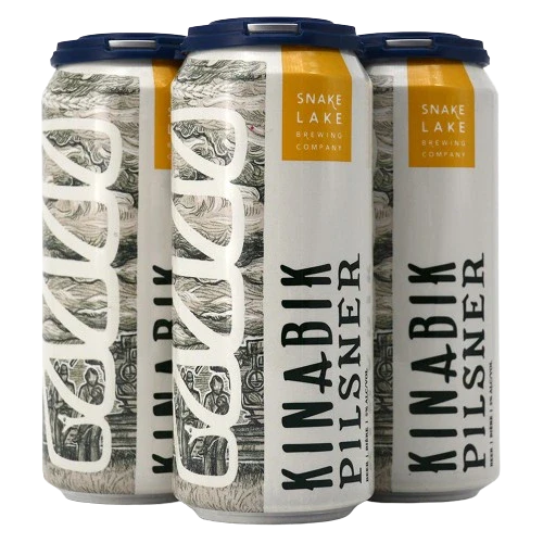 SNAKE LAKE KINABIK PILSNER 473ML 4PK CAN @ MacTaggart [1034958]