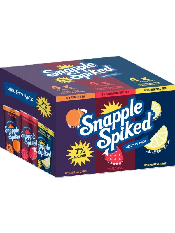 SNAPPLE SPIKED 7% VARIETY PACK 341ML 12PK CAN @ Saskatoon [1056594]