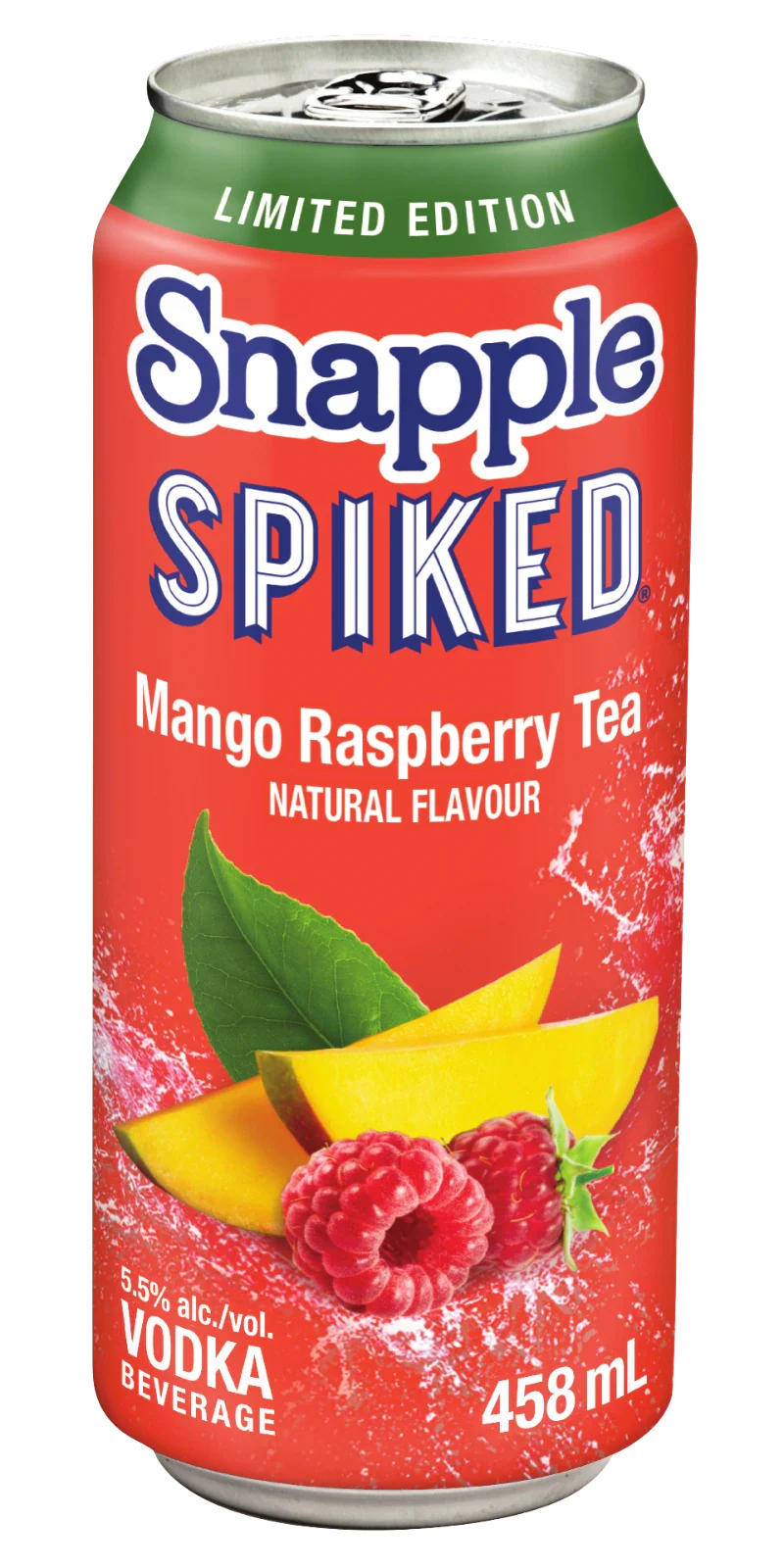 SNAPPLE SPIKED MANGO RASPBERRY TEA 458ML CAN @ Saskatoon [1033237]