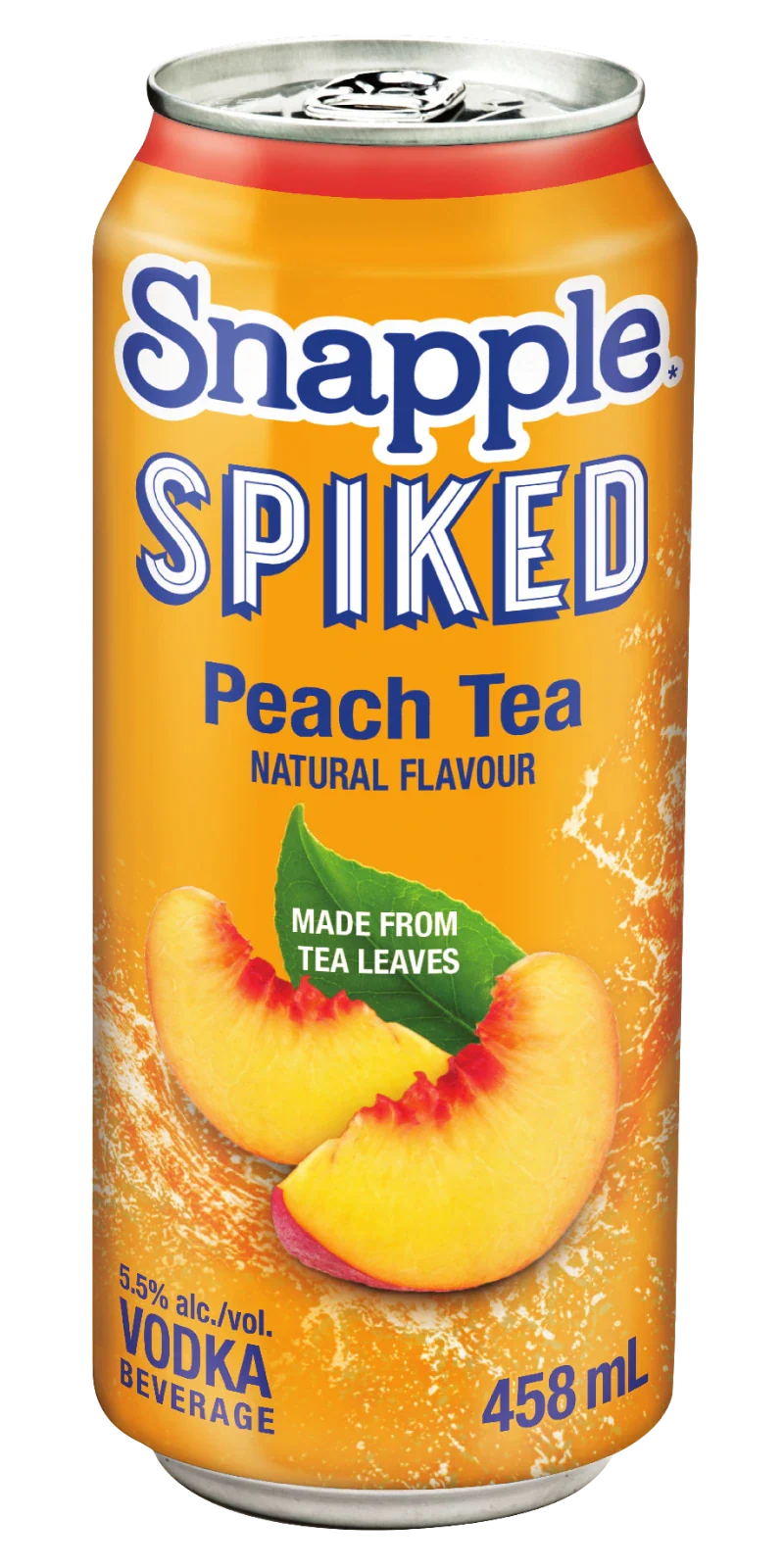 SNAPPLE SPIKED PEACH TEA 458ML CAN @ MacTaggart [1002377]