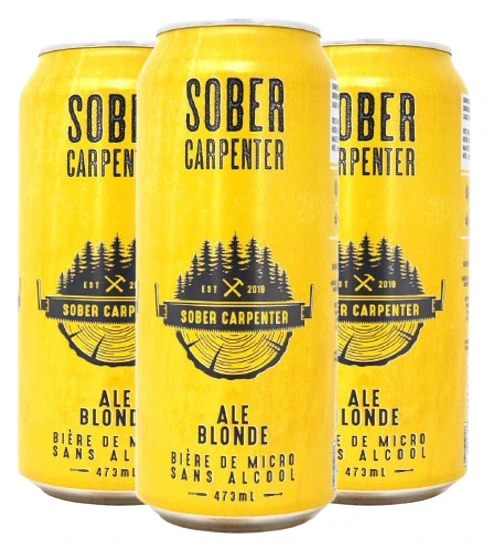 SOBER CARPENTER NON ALC BLONDE ALE 473ML 4PK CAN @ MacTaggart [1041391]