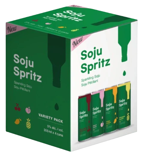SOJU SPRITZ VARIETY PACK 355ML 4PK CAN @ Deerfoot Meadows [1051973]