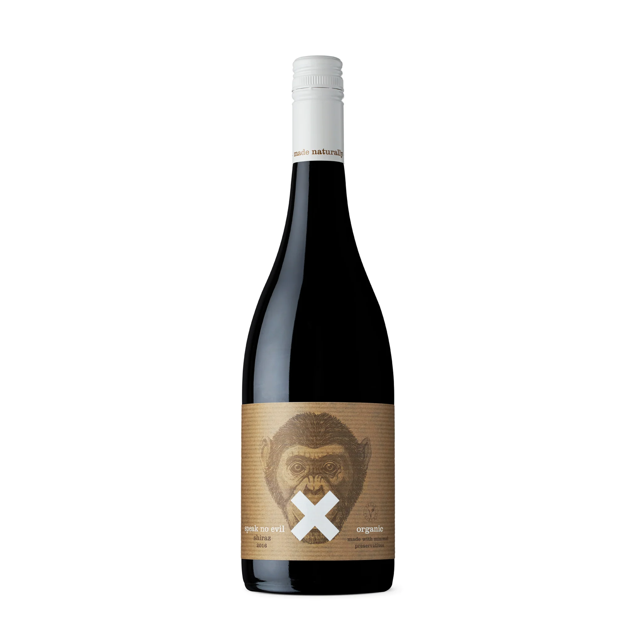 SPEAK NO EVIL ORGANIC SHIRAZ 750ML @ MacTaggart [1021369]