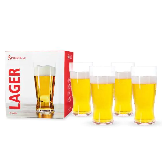 SPIEGELAU 584ML LAGER GLASS SET OF 4 @ MacTaggart [1025561]
