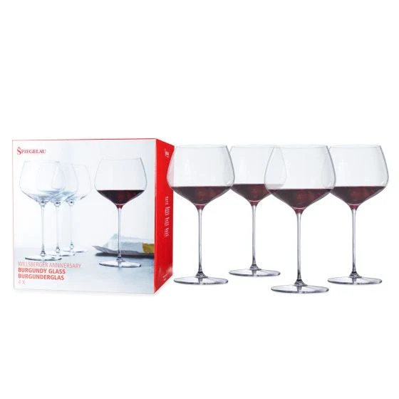SPIEGELAU 739ML BURGUNDY GLASS 4PK @ MacTaggart [1022561]
