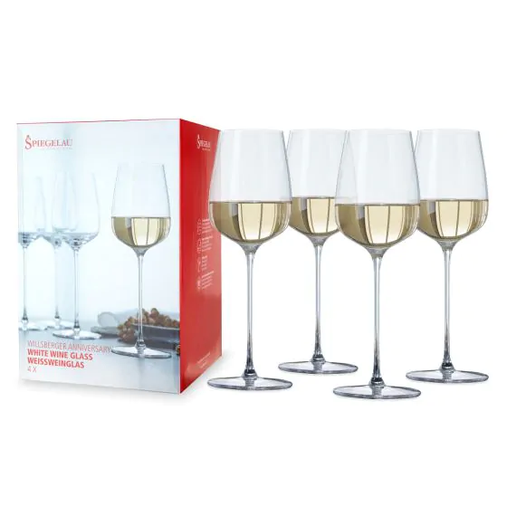 SPIEGELAU WILLSBERGER WHITE GLASS 4PK @ MacTaggart [1022542]