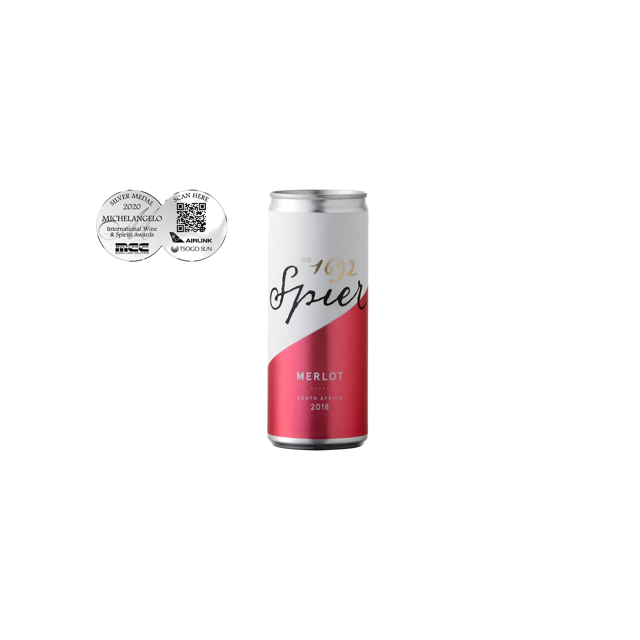 SPIER CANNED MERLOT 250ML @ Lethbridge [1030074]
