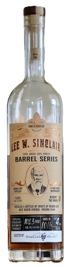 SPIRITS OF FRENCH LICK LEE W SINCLAIR SINGLE BARREL 750ML @ Deerfoot Meadows [1040879]